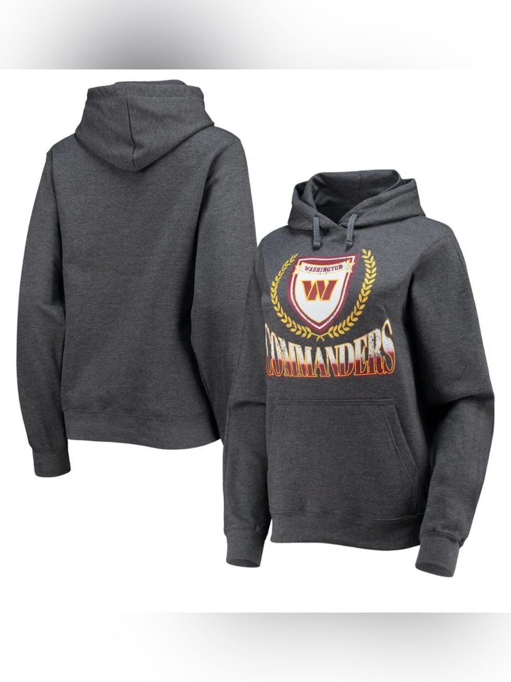 Washington Commanders WEAR by Erin Andrews Women's Fleece Pullover Hoodie NWT